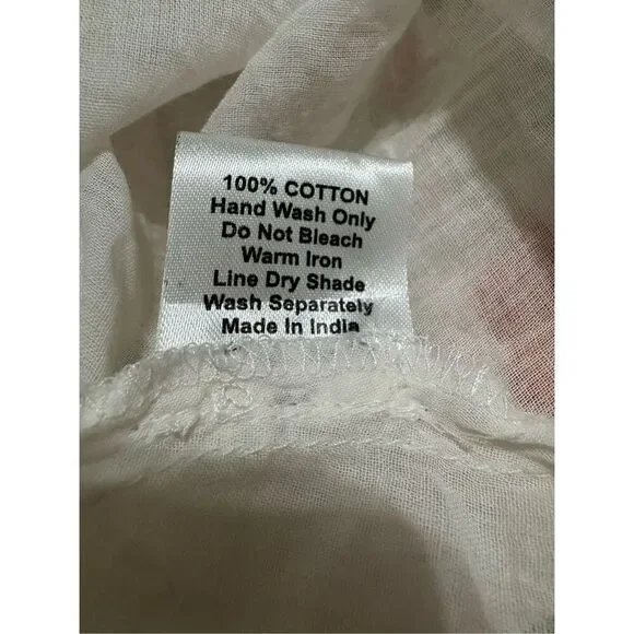 Victoria Dunn Magnolia Flutter Floral Sleeve Dress Size Medium Button - Picture 11 of 13